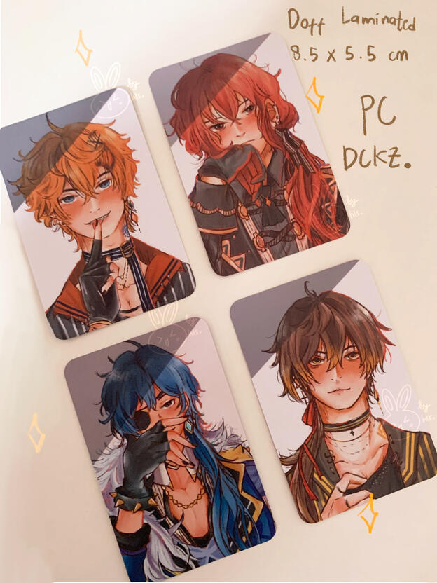 Childe, Diluc, Kaeya, Zhongli