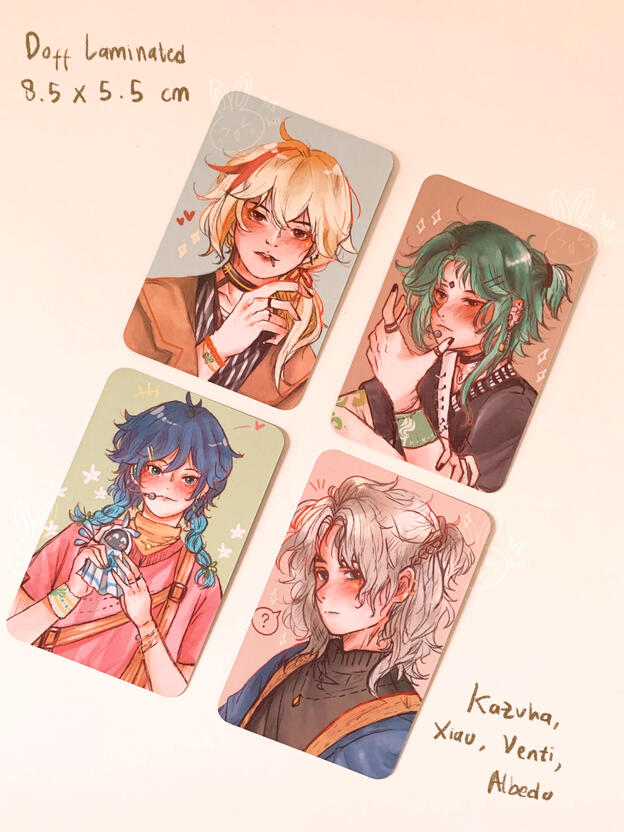 Kazuha, Xiao, Venti, Albedo